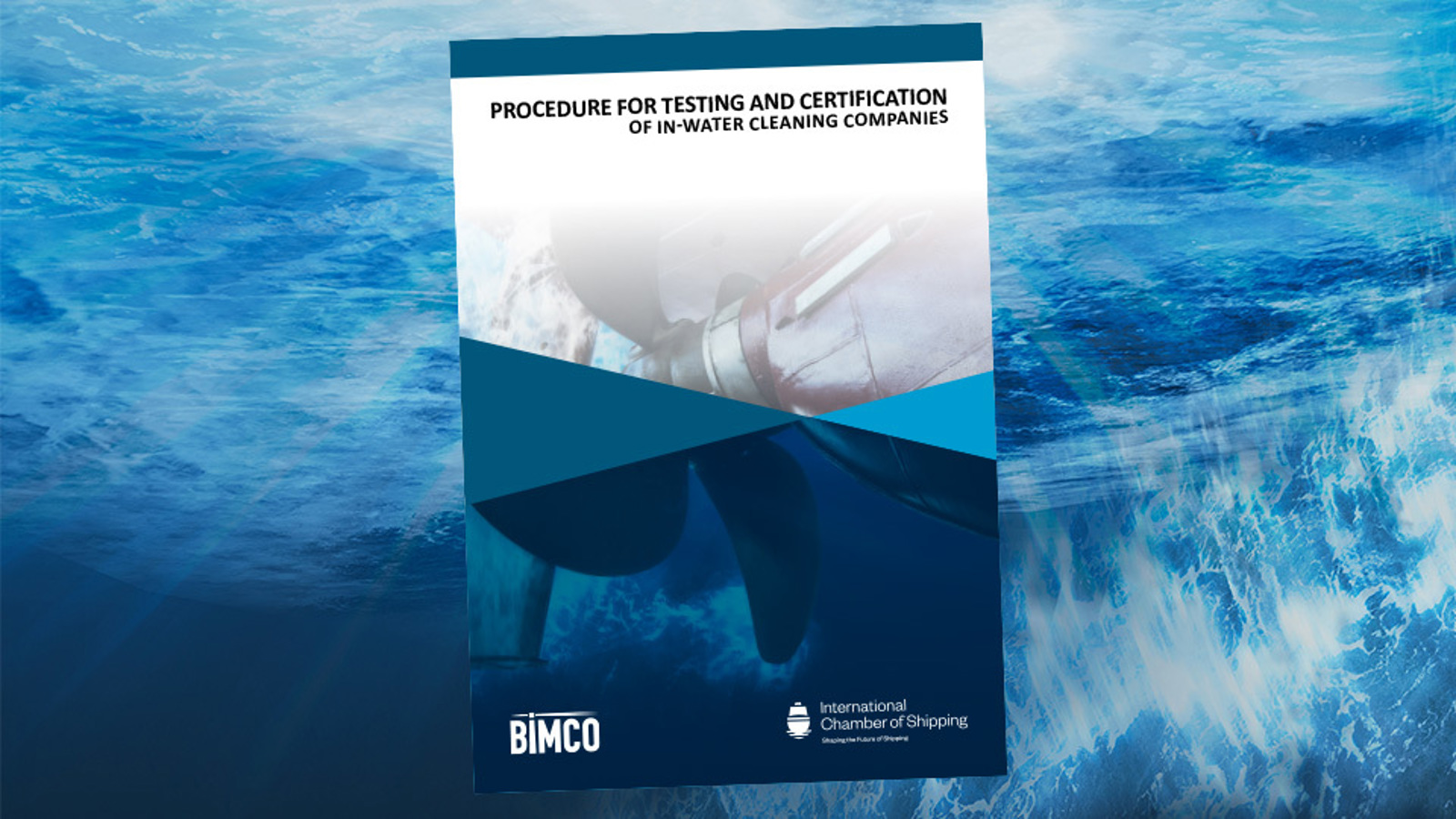 Procedure for testing in water cleaning